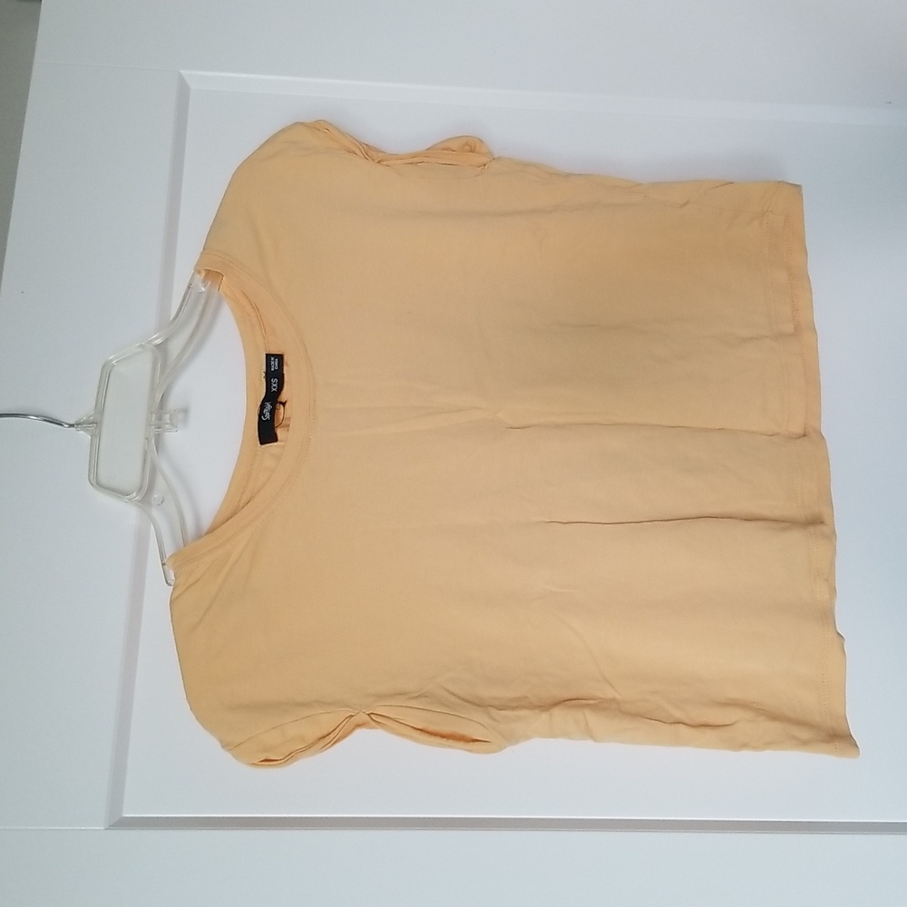 Sportsgirl Crop Top Crewneck Peach Tshirt Size XXS
